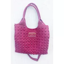 Cartera Juanita Jo Fucsia Con Detalles 