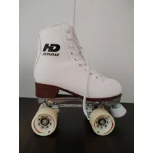 Patines Hondar Hd De Base Metálica (semi Nuevos) Talla 38