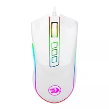 Mouse Gamer Redragon Cobra Chroma Rgb Programables Blanco