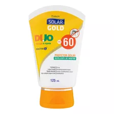 Protetor Solar Solar Gold Duo Fps 60 Ação Repelente 1 Unidade De 125 Ml