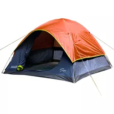 Barraca De Camping Grande Coleman Tulum Laranja E Azul