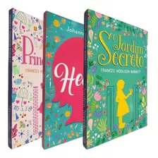 3 Livros Físicos As Sonhadoras O Jardim Secreto A Princesinha Frances Hodgson Burnett Heidi Johanna Spyri