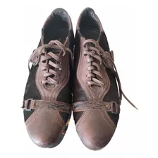 Calzado De Hombre Zapatos Italianos Marca Famosa Cuero/ Pelo