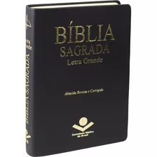 Bíblia Sagrada Letra Grande Capa Sintética Sem Índice, Sbb