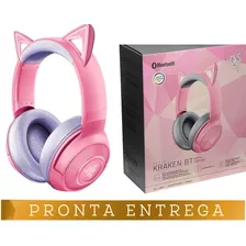 Fone De Ouvido Sem Fio Razer Kraken Bt Kitty Edition