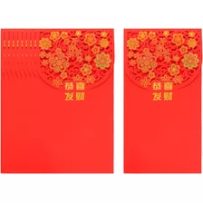 Honbay 10 Sobres Rojos De Estilo Chino Lucky Hongbao Bolsill