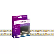 Fita Led 5m 18w/m 12v Irc80 1800lm Ip20 Saveenergy Cor Da Luz Branco-neutro