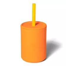 Avanchy 6 Onzas Mini Pequeno Vaso De Silicona Naranja Taza