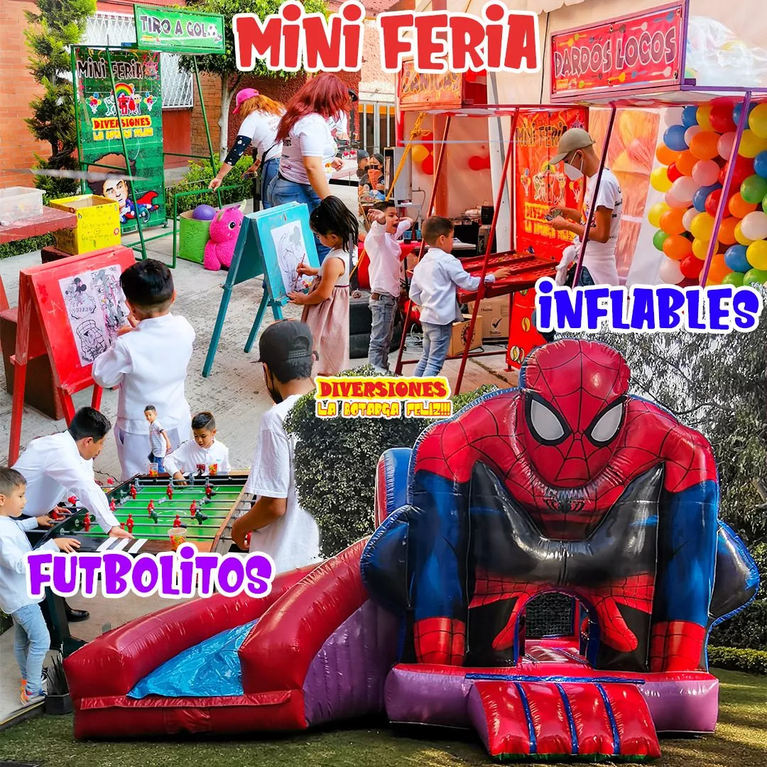 Miniferia Fiestas Infantiles Cdmx Y Renta De Inflables Neza