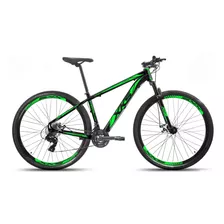 Bicicleta Aro 29 Xks 27 Marchas Freio A Disco Hidráulico Cor Preto/verde Tamanho Do Quadro 21