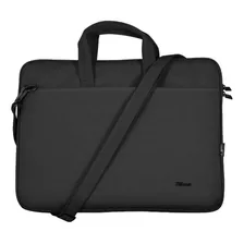 Bolso Maletín Trust 16 Bolonga Eco Para Notebook Tablet Negr Color Negro Talle 16