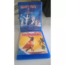 Happy Feet 2 + Marmaduke Blu Ray + Dvd Original