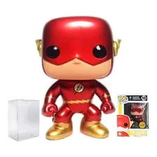 Funko Pop Dc * The Flash # 10 Exclusivo Chase Metalico 