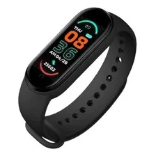 Reloj Inteligente M6 Smartwatch Bluetooth Touch Android Ios Color De La Caja Negro Color De La Malla Negro Color Del Bisel Negro