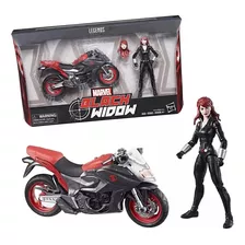 Viúva Negra Moto Marvel Legends Pack Black Widow