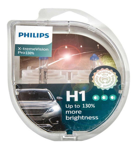 Foto de Kit Luces H1 +130% De Luz Philips 100% Originales Paquete X2