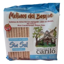 Pack X 18 Galletas Arroz Molinos Del Bosque Sin Sal