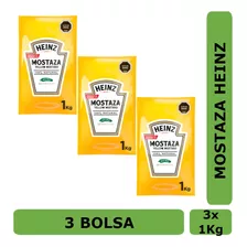 Mostaza Heinz 3 Bolsas De 1 Kg