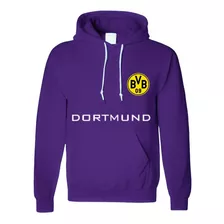 Moletom Blusa De Frio Dortmund Europa Borussia Capuz Bolso