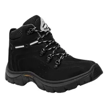 Bota Feminina Adventure De Couro Legítimo Palmilha De Gel Pu