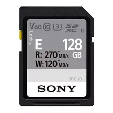 Tarjeta De Memoria Sony Sd Uhs-ii 128 Gb Sf-e128 Para Camara