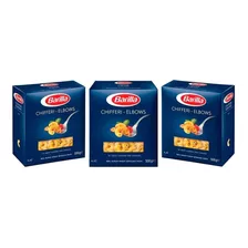 Kit 3 Und Macarrão Cotovelo Elbows Chifferi Barilla 500g