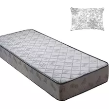 Colchon 1 Plaza Espuma 190*80*20cm +almohada+1año Gtia