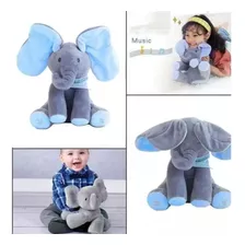 Elefante De Apego Hermoso Musical Peek A Boo Infantil