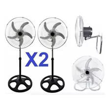  Ventilador 5 Aspas 3 En 1 Metal Potencia Aire 3 Vel X2 Uni