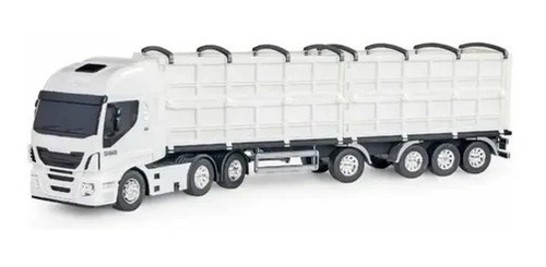 Caminhao Brinquedo Iveco S Way Hi Way Bau Dolly 9 Eixo Carga