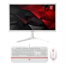 Kit Monitor 19 Mymax Bc + Teclado E Mouse C/ Fio Redragon