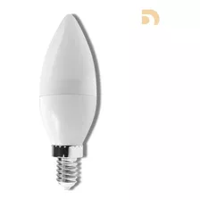 Lampada Vela Led 4w Pra Lustre Quente Frio E14 Kit 6 Pçs Cor Da Luz Branco-frio