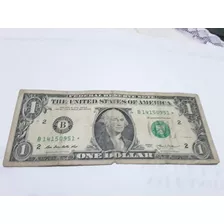 Billete De 1$ Con El Sello B Del Año 2013