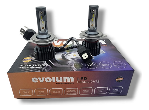 Kit Led Alta Y Baja Para Chevrolet Aveo Sail 2018 30w Evolum Foto 4