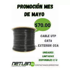 Cable Utp Cat6 Para Exterior Doble Chaquet Caja 305m.