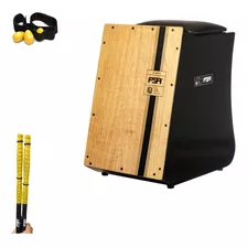 Cajon Fsa Gibão Lite Series - Eletroacústico + Acessórios