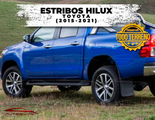 Estribos Hilux Toyota 4pts 2015 16 17 18 19 2020 2021 Torus Foto 8