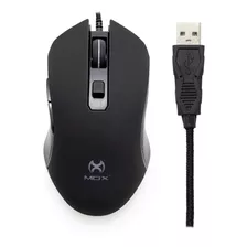 Mouse Gamer 6d Mox Mo-gm800 3600dpi Com Fio Doble Click Led