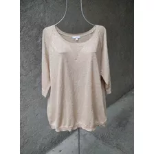 Gap Blusa De Punto Xl Dorada Extra Grande