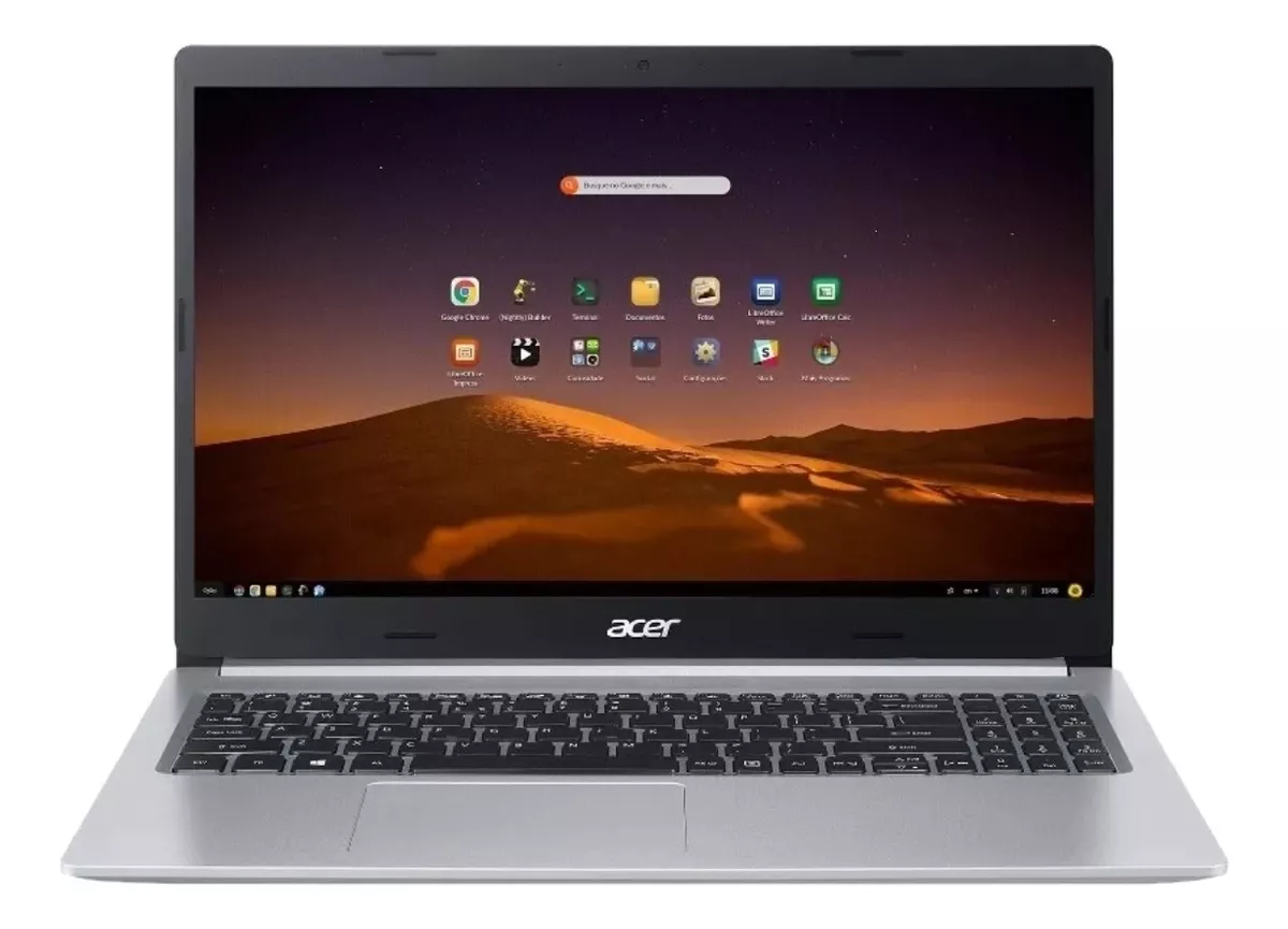 Notebook Acer Aspire 5 A515-54 Prateada 15.6 , Intel Core I5 10210u  4gb De Ram 256gb Ssd, Intel Uhd Graphics 620 60 Hz 1920x1080px Linux Endless