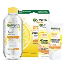 Kit Skin Active Garnier Express Aclara Tono Medio