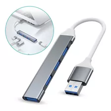 Hub Usb 3.0 4 Portas Usb 3.0 5 Gbps Para Computador Cor Brown