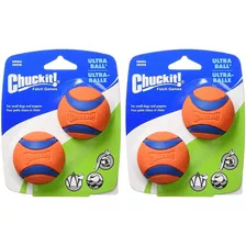 Chuckit. Ultra Bola Small 2 4 pack (2 paquetes De 2)