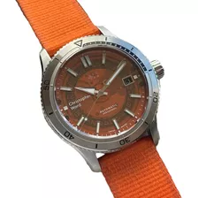 Relógio Christopher Ward C60 Sapphire Orange Automatic