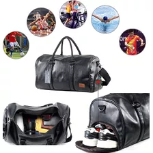 Weekender Bolsa De Viaje Cuero Sintétic Con Bolsa De Zapatos