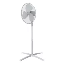 Ventilador De Pie Punktal 40cm Oscilante 3 Velocidades Color De La Estructura Blanco Color De Las Aspas Blanco