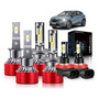 Kit Luces Led Auto C6 H1 H7 H3 9005 9006 880