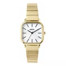 Reloj Hombre Breda Esther Cuarzo Pulso Dorado En Acero