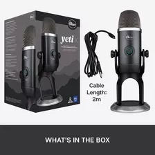 Microfono Blue Yeti X Usb Profesional Para Streamin