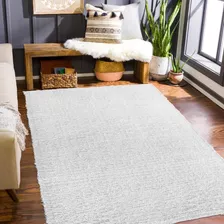 Tapete Tear Boho Chic Luxo Off White 1,50x3,00 Sala Lavavel